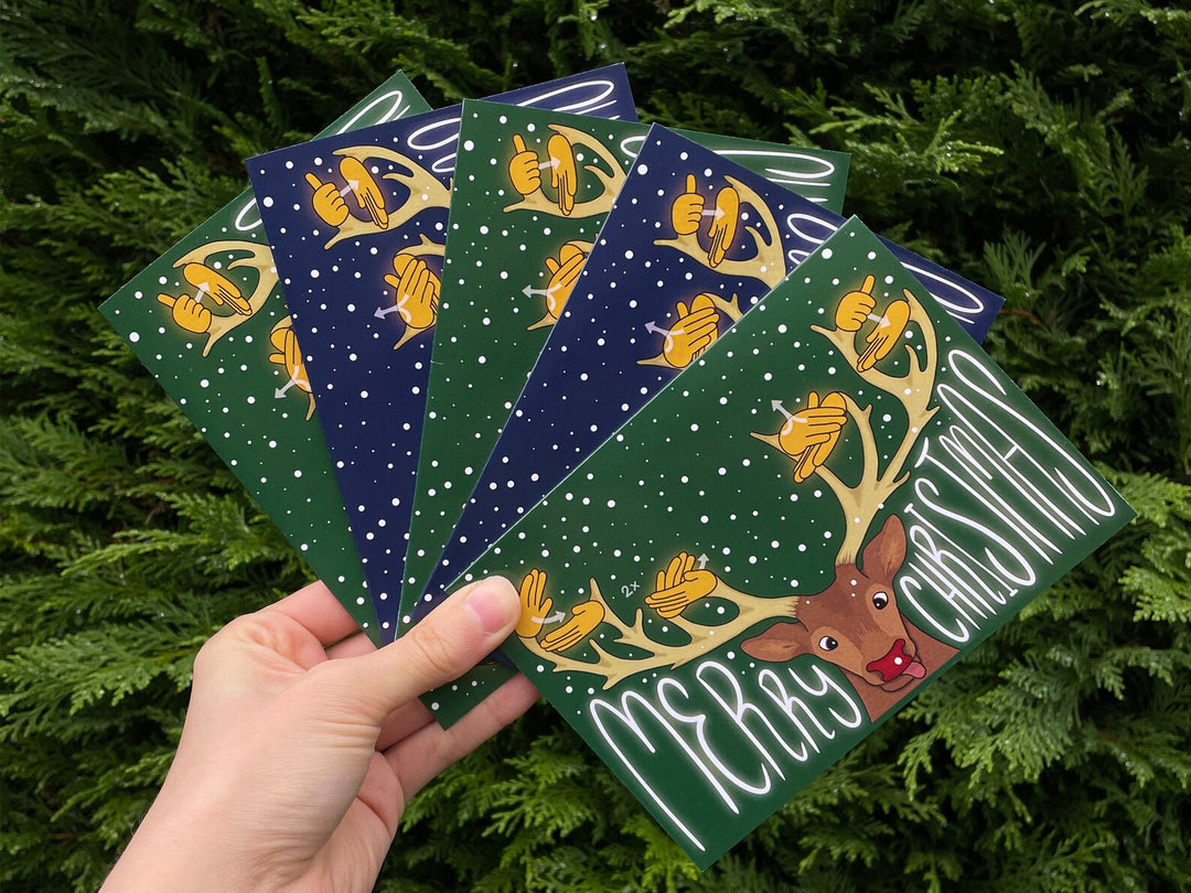 Merry Christmas in BSL Card